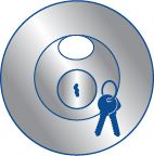 Cylinder Lock Icon